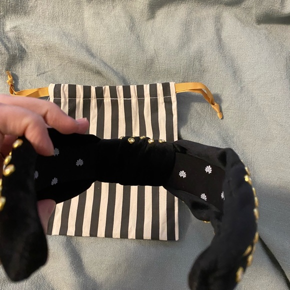 Lele sadoughi black velvet crystal headband - Picture 5 of 6